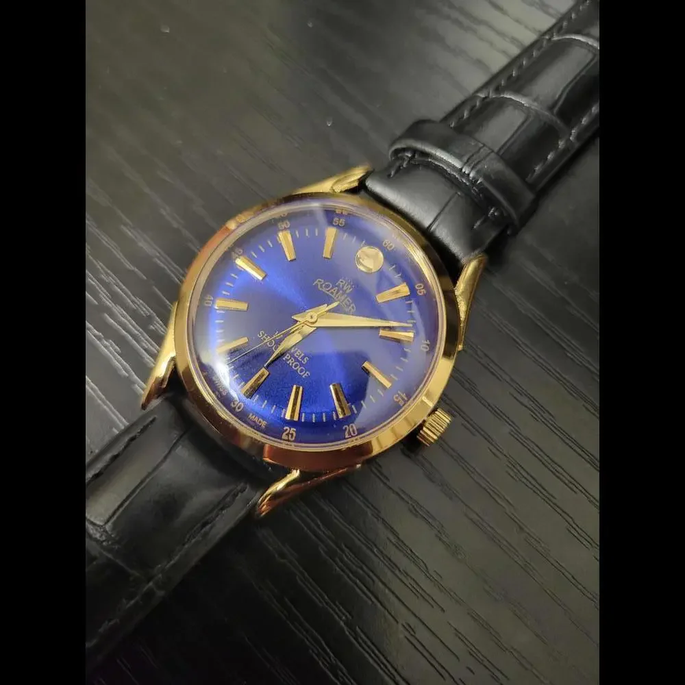 RARE Roamer AM014 Mechanical Men's 1970s‎ Watch